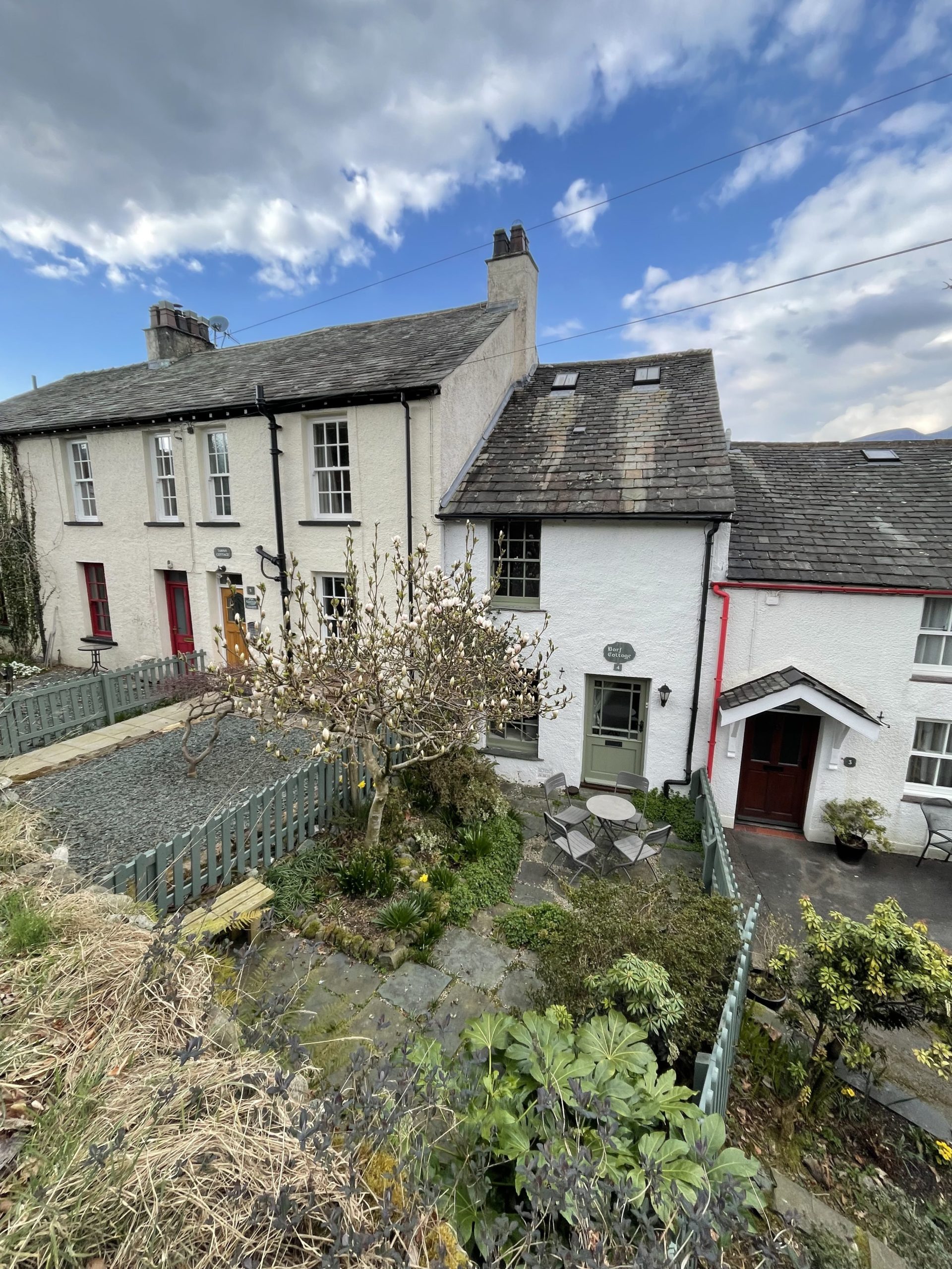 A lovely terrace of cottages in Portinscale 