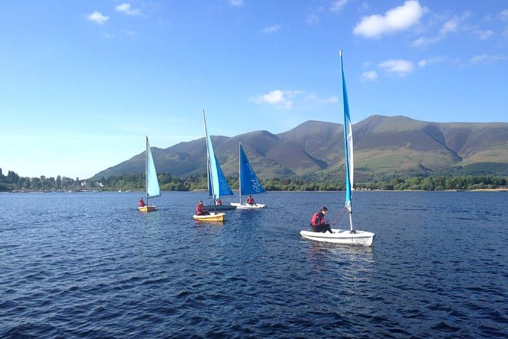 You can hire a boat from the marina at Portinscale or catch a boat to Keswick if you don't fancy walking!