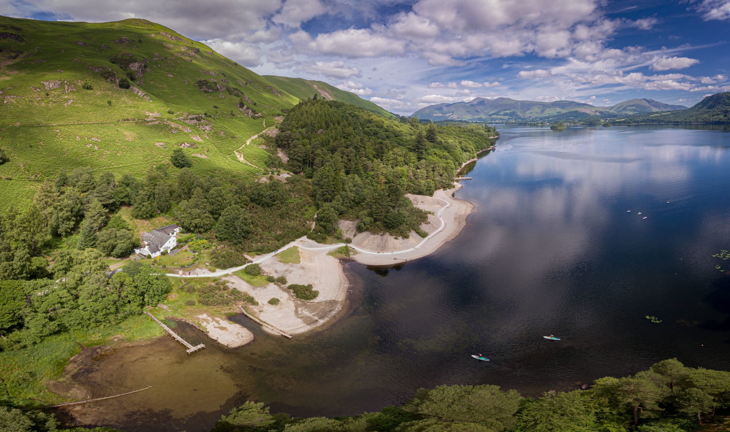 Brandelhow Bay at the south end of Derwentwater