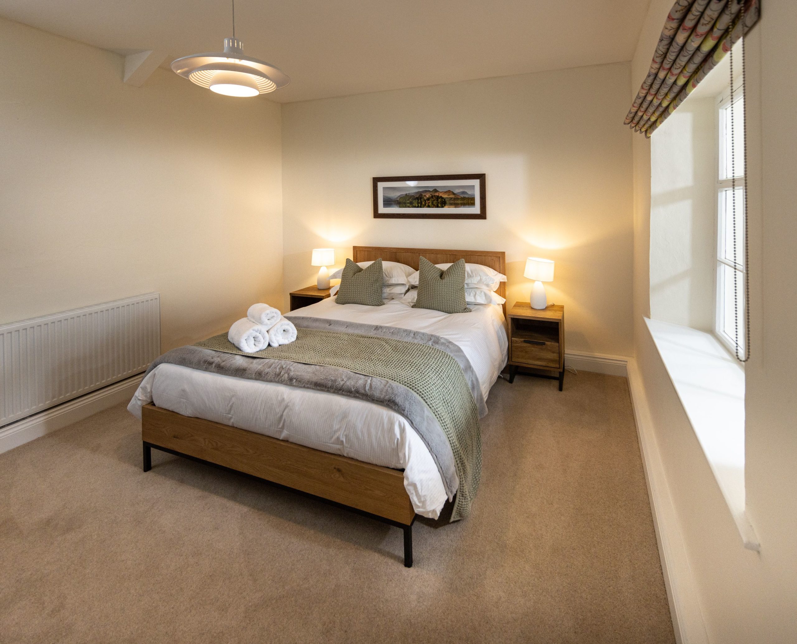 A comfortable double bedroom