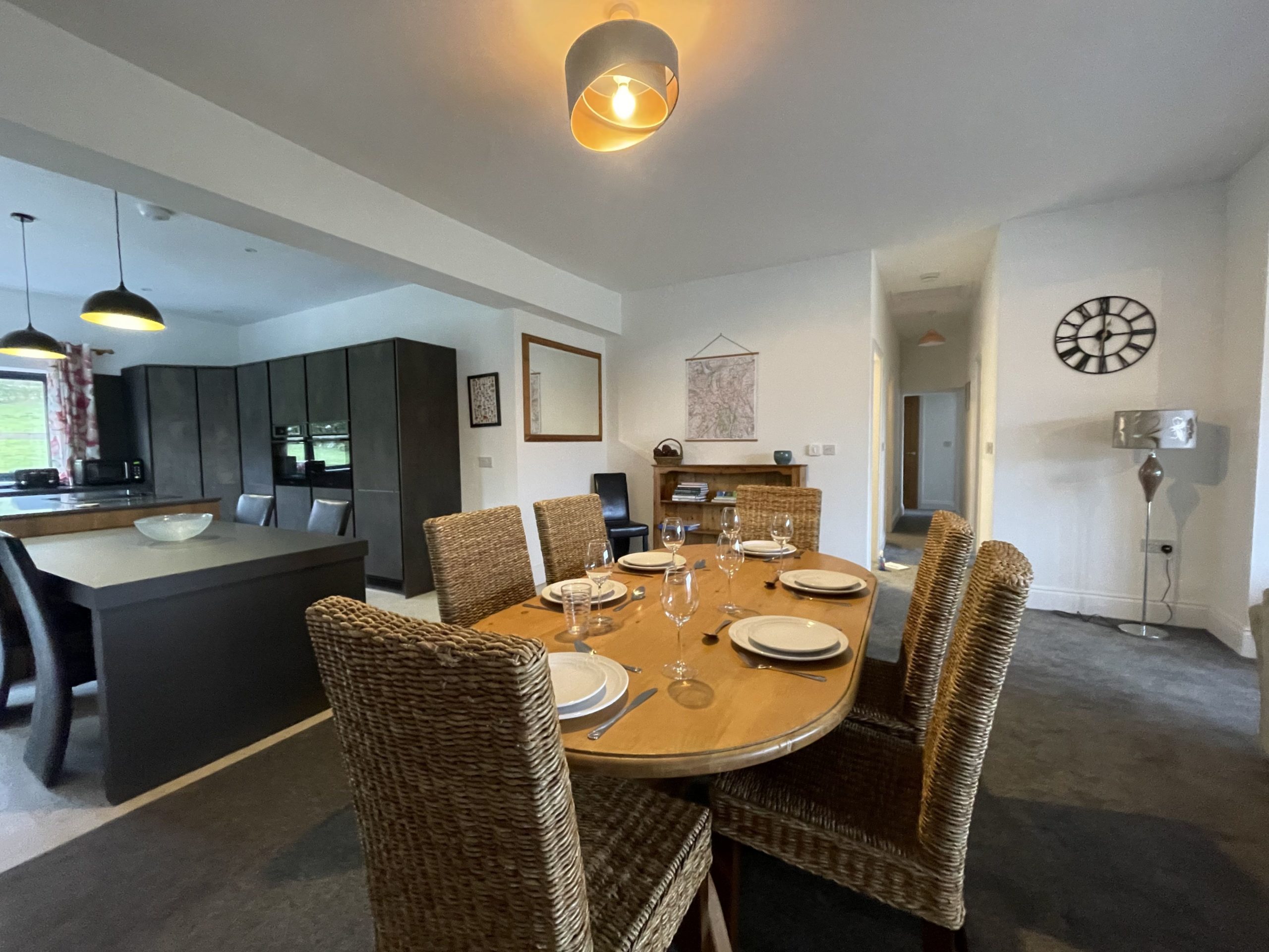 Langrigg has heaps of space for people to sit and enjoy delicious dinners
