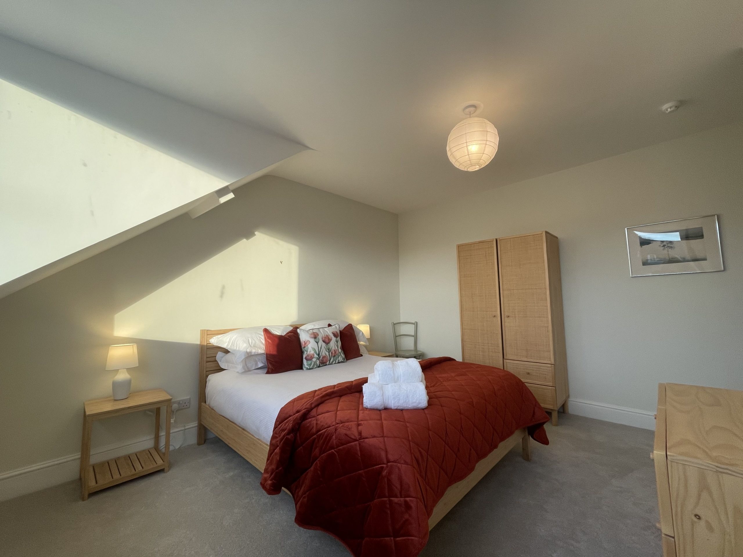 The master suite is found on the 2nd floor