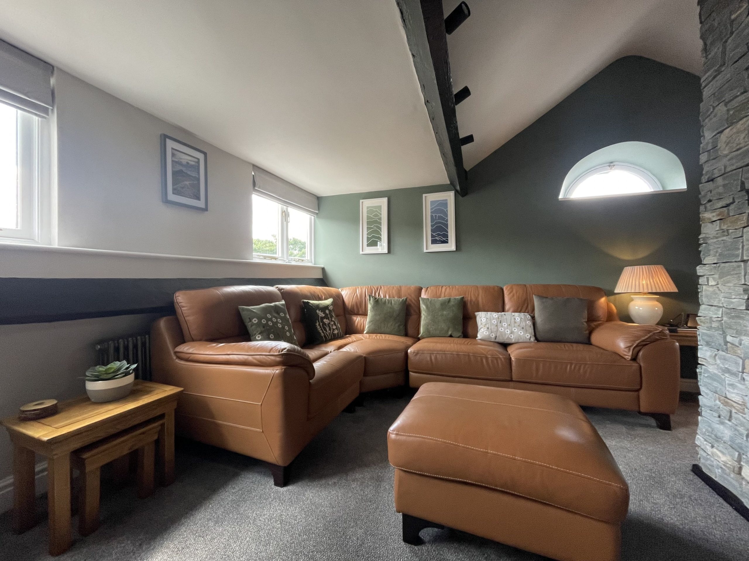 The apartment is packed with quirky features