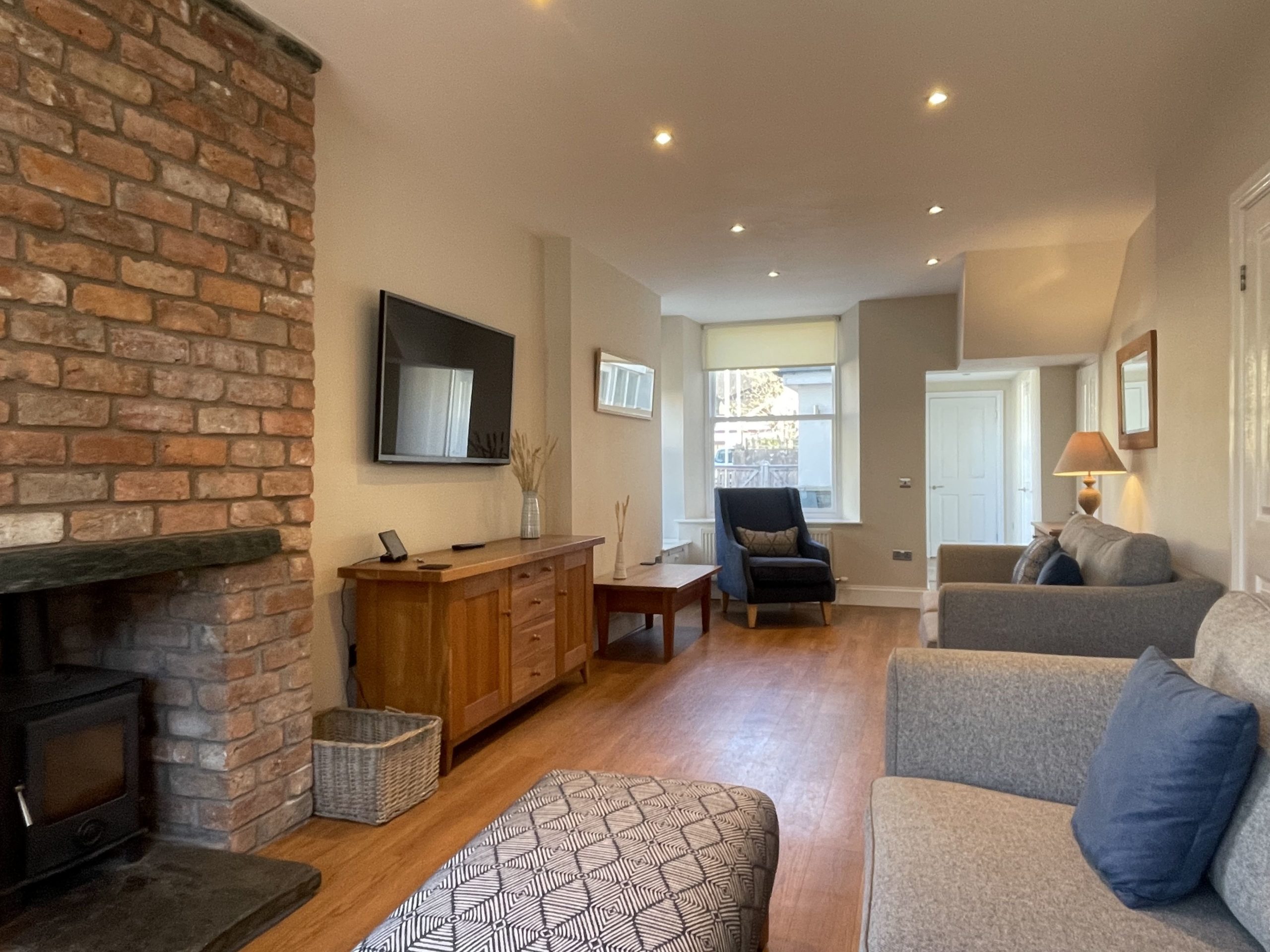 There is plenty of space for all the family to enjoy TV together