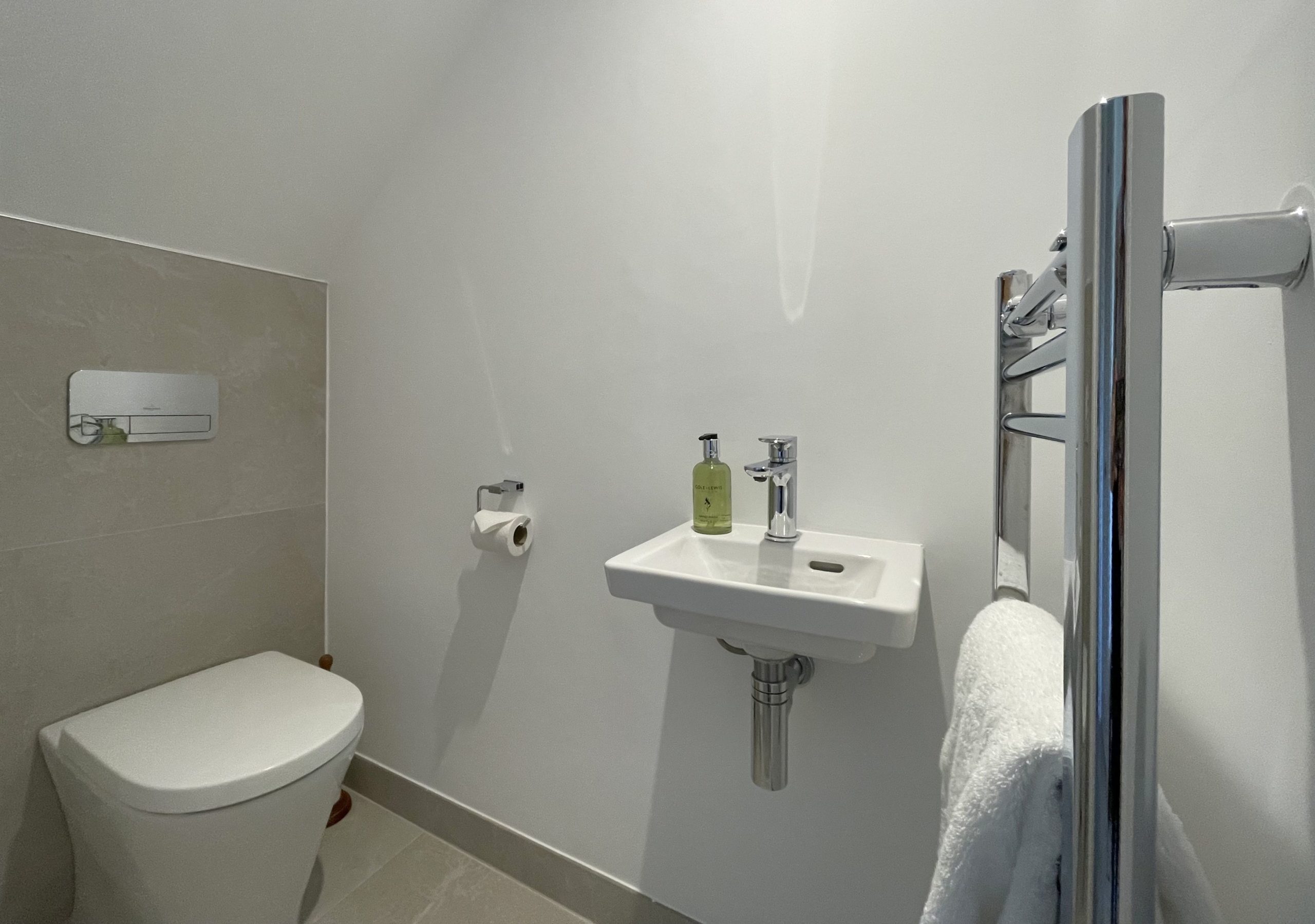 There is a downstairs WC just off the utility room