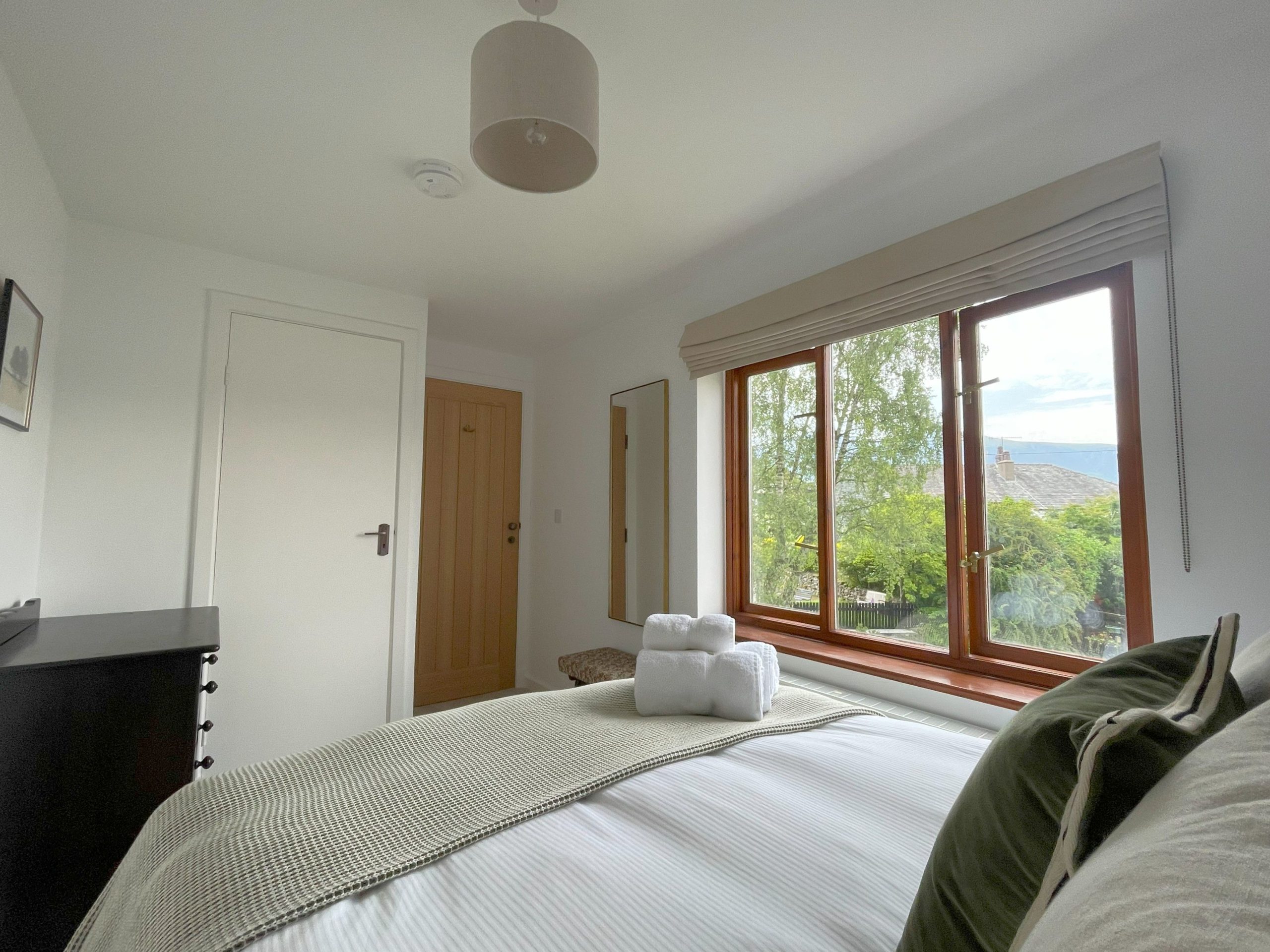 Stunning views from the double bedroom
