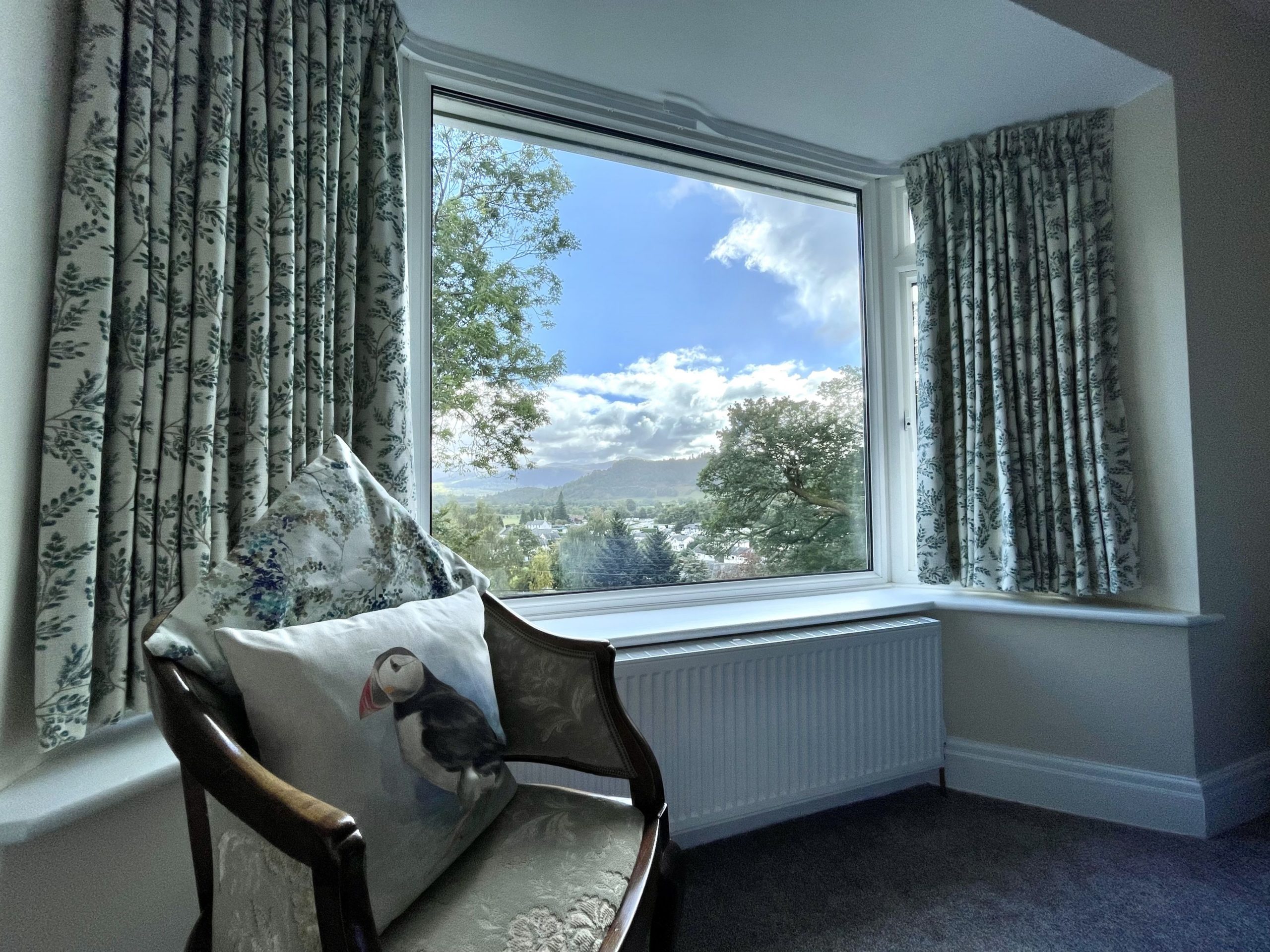 Sit by the bay window and enjoy a good book