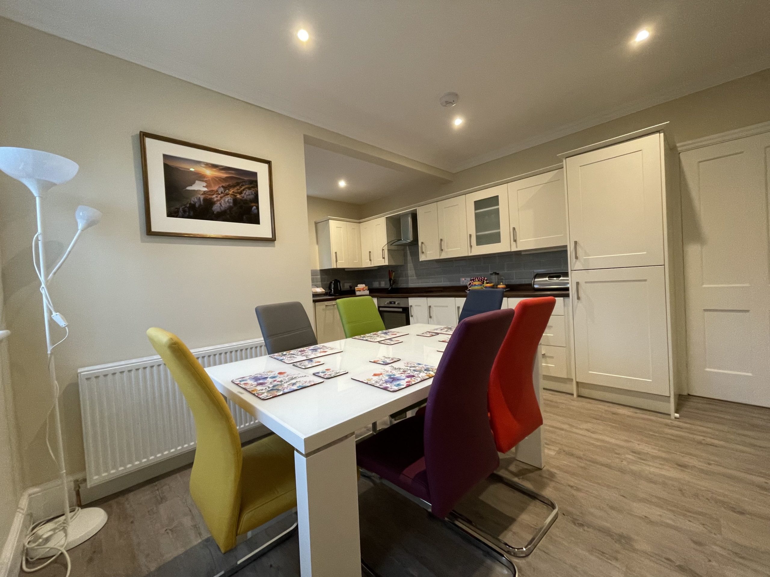 The kitchen has everything that you need to make dinner on your self catering holiday