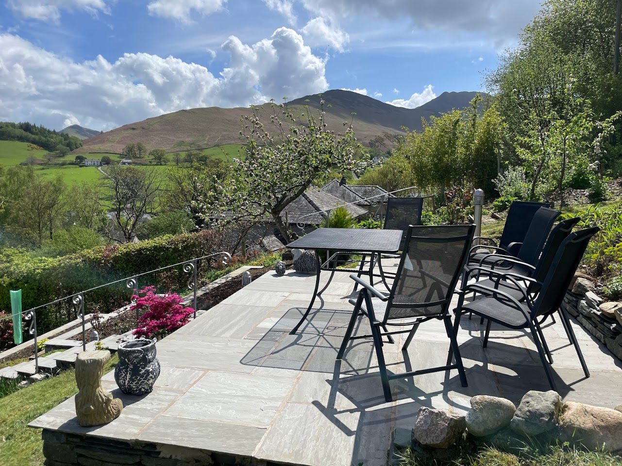 Stunning views from the elevated patio